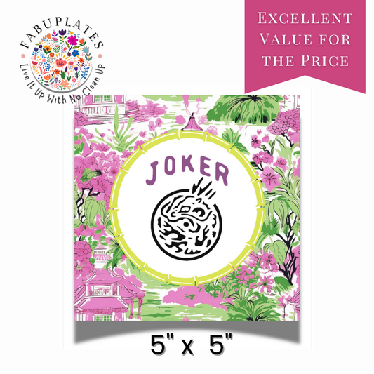 Mahjong Joker 24ct Cocktail Napkin Separates (3ply)