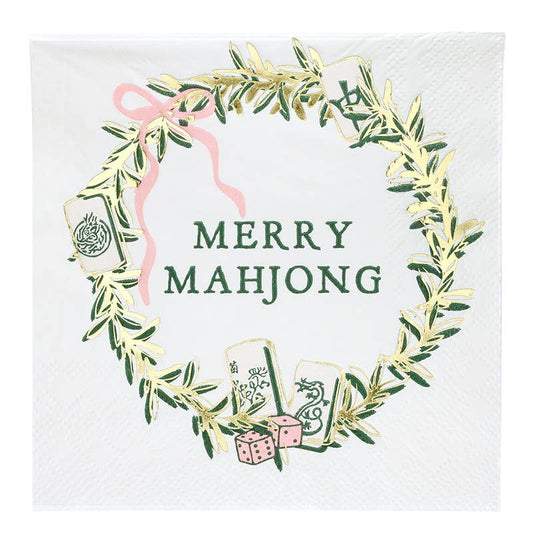 Merry Mahjong: 16 oz, 4.5" H