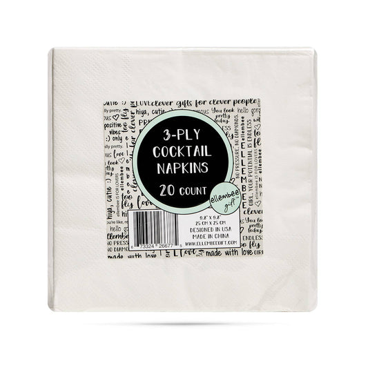Cocktail Napkins - "Mimosas Nothing But Trouble…" - Wh -20Pk