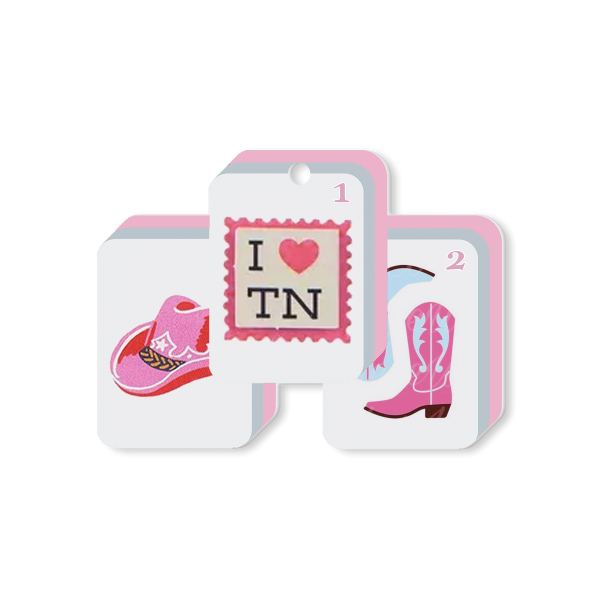 Toss Designs - Ornament- Mahjong Holiday TN