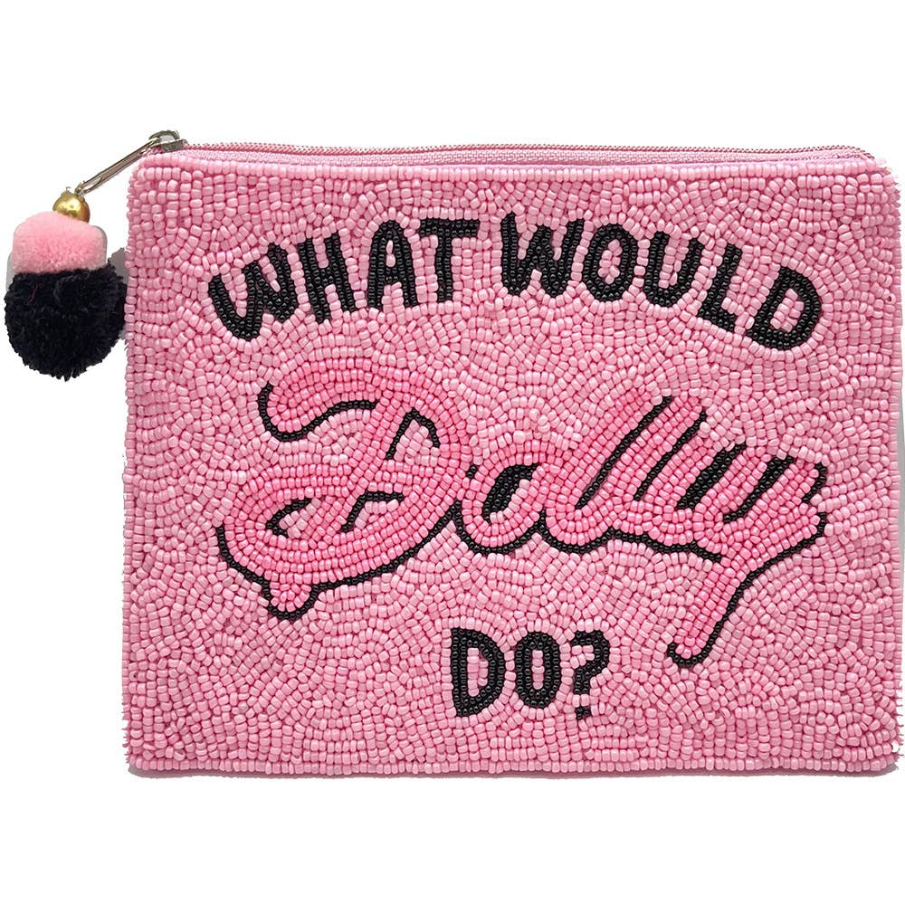 Pizzazz, Inc. - What Would Dolly Do? Beaded Coin Pouch