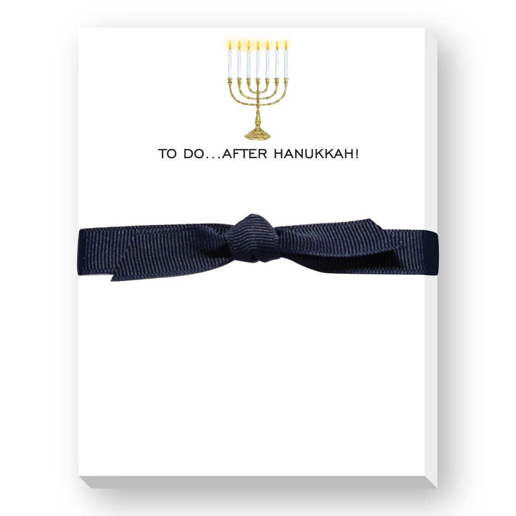 Donovan Designs - TO DO AFTER HANUKKAH MINI NOTEPAD
