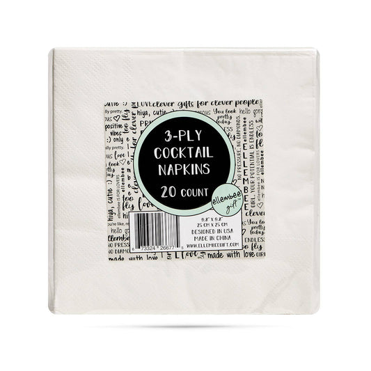 "Middle Aged…Text Soup Recipe" - Wh -20Pk