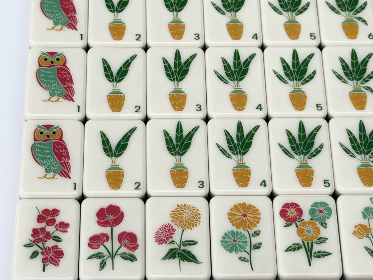 Autumn Reverie Mahjong Tiles