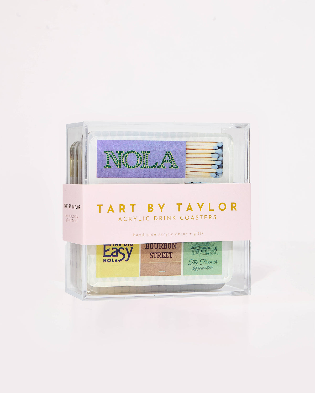 Tart By Taylor - New Orleans Matchbook Coasters: Individual Coaster
