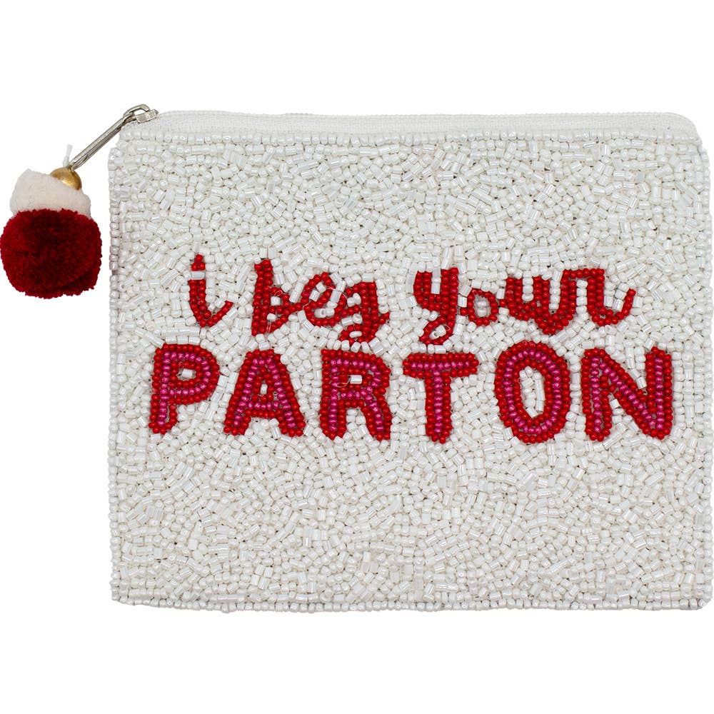 Pizzazz, Inc. - I Beg Your Parton Beaded Coin Pouch