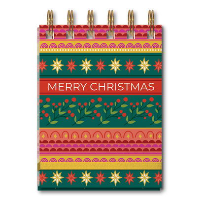Lady Jayne - SPIRAL NOTEPAD FESTIVE CHRISTMAS