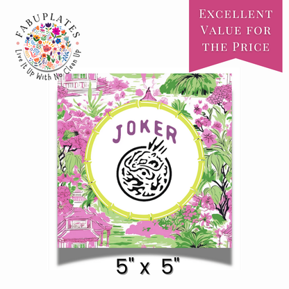 Mahjong Joker 24ct Cocktail Napkin Separates (3ply)