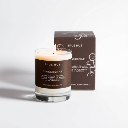True Hue - Gingersnap Mini Candle - FALL / HOLIDAY