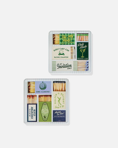 Tart By Taylor - Golf Matchbook Coasters: Boxed Set of 4