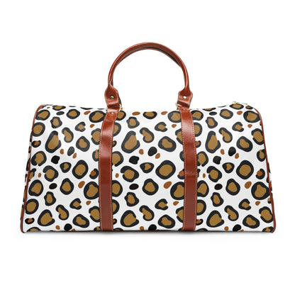 Leopard Print Waterproof Mahj Travel Bag