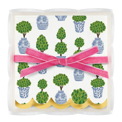 Topiaries - Arcylic Scalloped tray