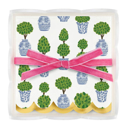 Topiaries - Arcylic Scalloped tray