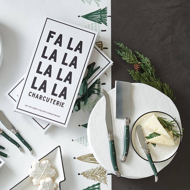 Green Charcuterie Knives-Santa Barbara Design Studio by Creative Brands
