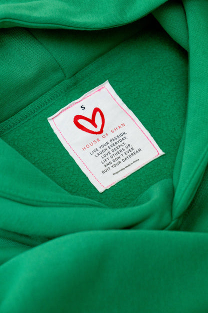 House of Shan, INC - House of Shan Signature Hoodie: Green / Extra Large