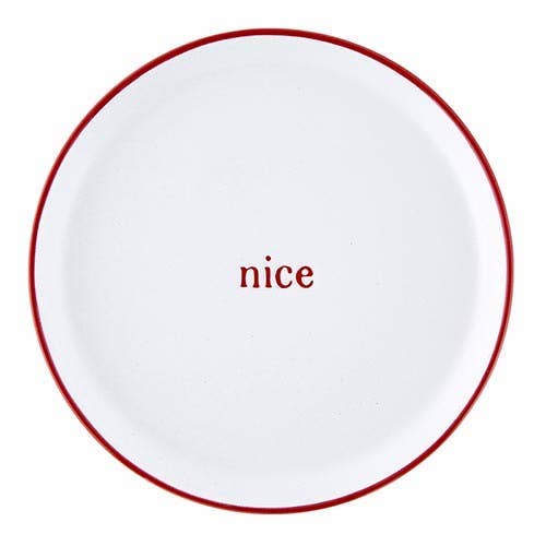 Angle - Face to Face Holiday Appetizer Plates - Set of 4