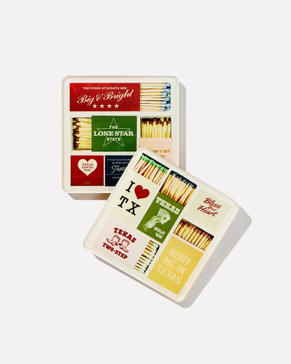 Tart By Taylor - Texas Matchbook Coasters: Individual Coaster