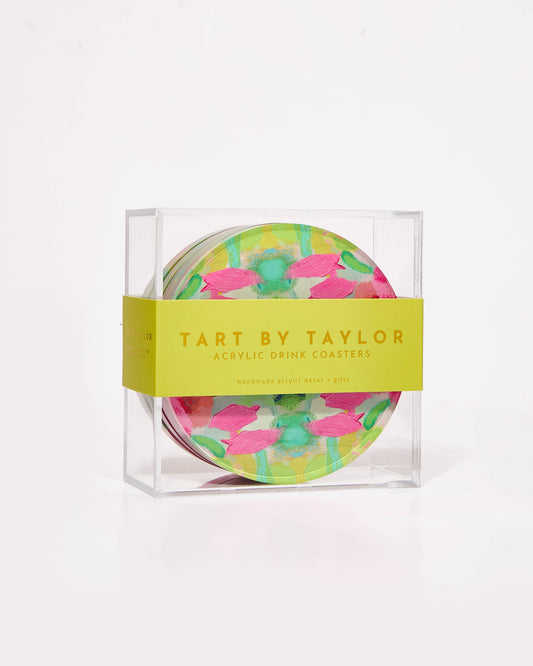 Tart By Taylor - Pink Paradise Coaster | Laura Park Designs x Tart By Taylor: Box Set of 4