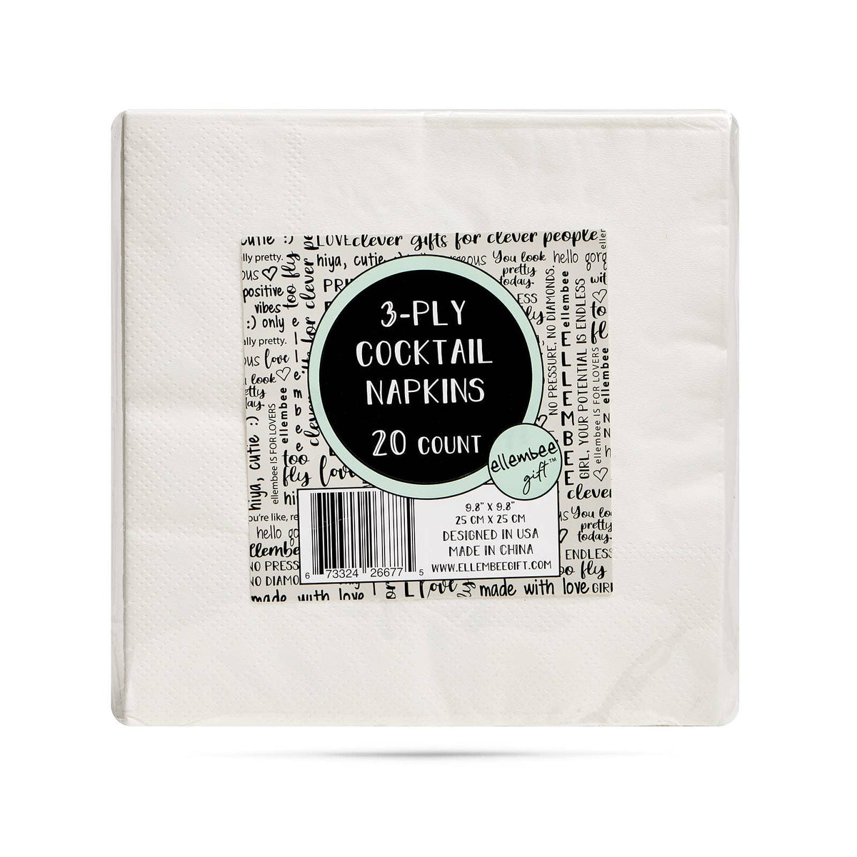 Cocktail Napkins - "Mimosas Nothing But Trouble…" - Wh -20Pk