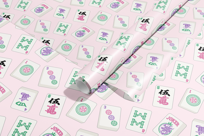 Mahjong Tiles Wrapping Paper