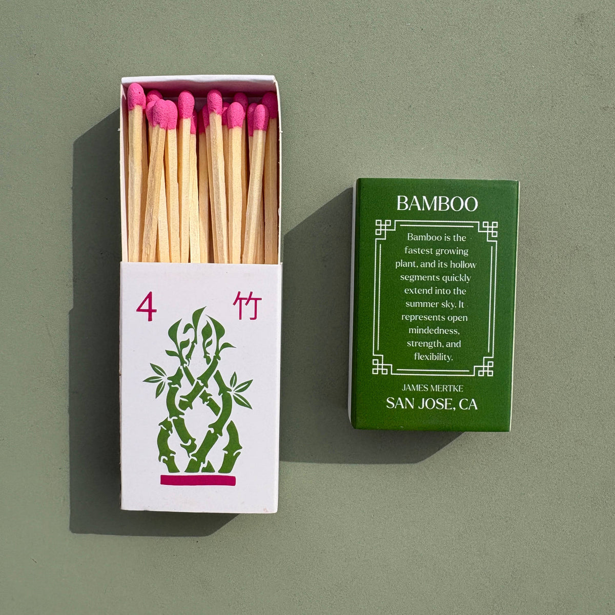 Painting With James - Mahjong Matchboxes - Bamboo