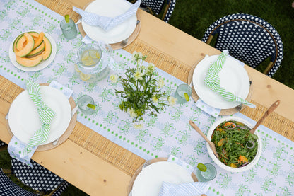 Organic Napkins (set of 4) - King Crab - Uniform Blue & Vine