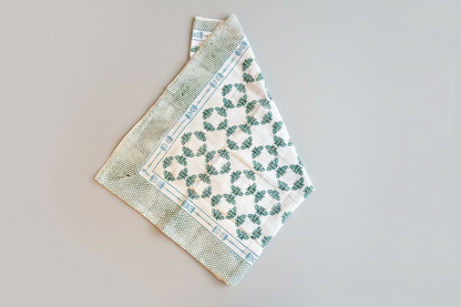 Table Throw - Honeybee - Uniform Blue & Sage by Mended
