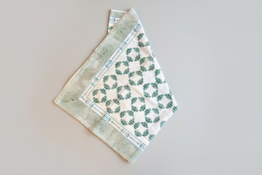 Table Throw - Honeybee - Uniform Blue & Sage by Mended
