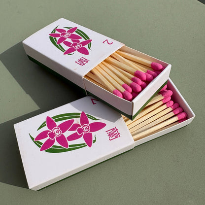 Painting With James - Mahjong Matchboxes - Orchid
