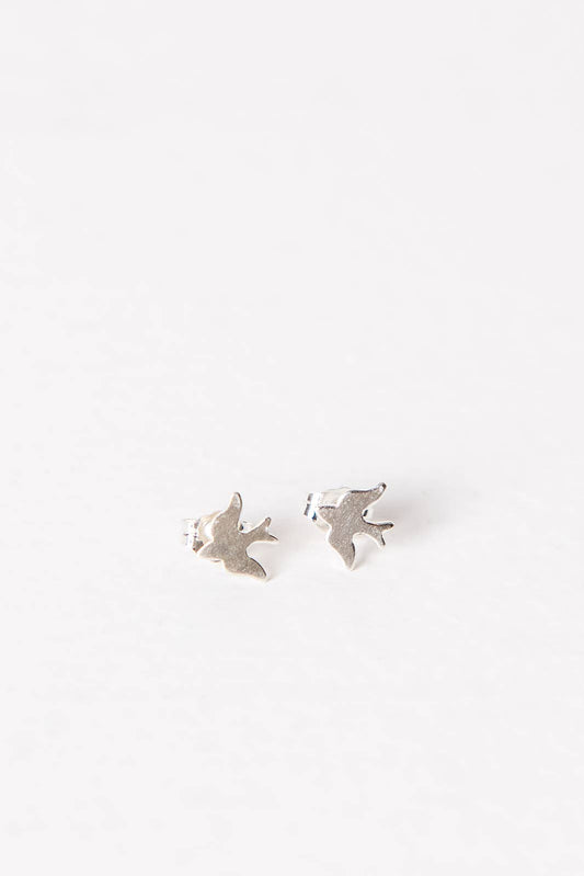 Tiny Sparrow Stud Earrings