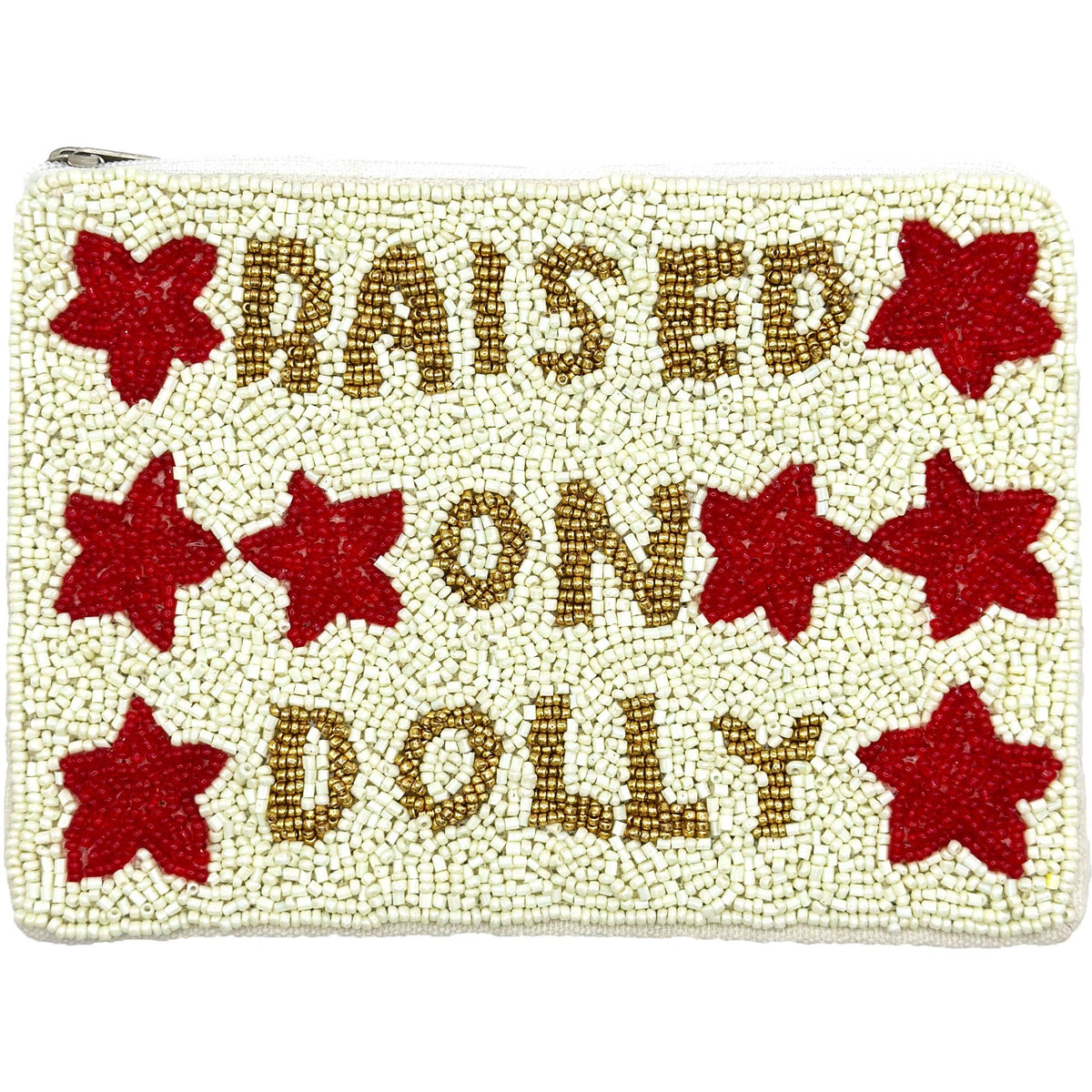 Pizzazz, Inc. - Raised On Dolly  Double Sided Beaded Coin Pouch