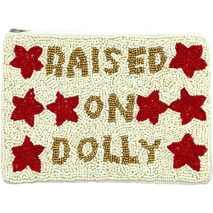 Pizzazz, Inc. - Raised On Dolly  Double Sided Beaded Coin Pouch