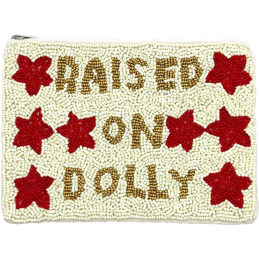 Pizzazz, Inc. - Raised On Dolly  Double Sided Beaded Coin Pouch