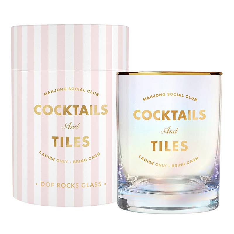 Cocktails and Tiles: 14 oz, 4" H