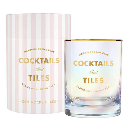 Cocktails and Tiles: 14 oz, 4" H