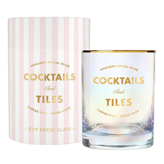 Cocktails and Tiles: 14 oz, 4" H