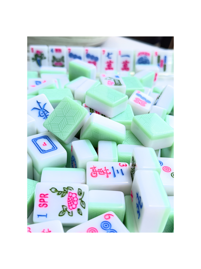 Starter Set - Mint Green Mahjong Tile Set