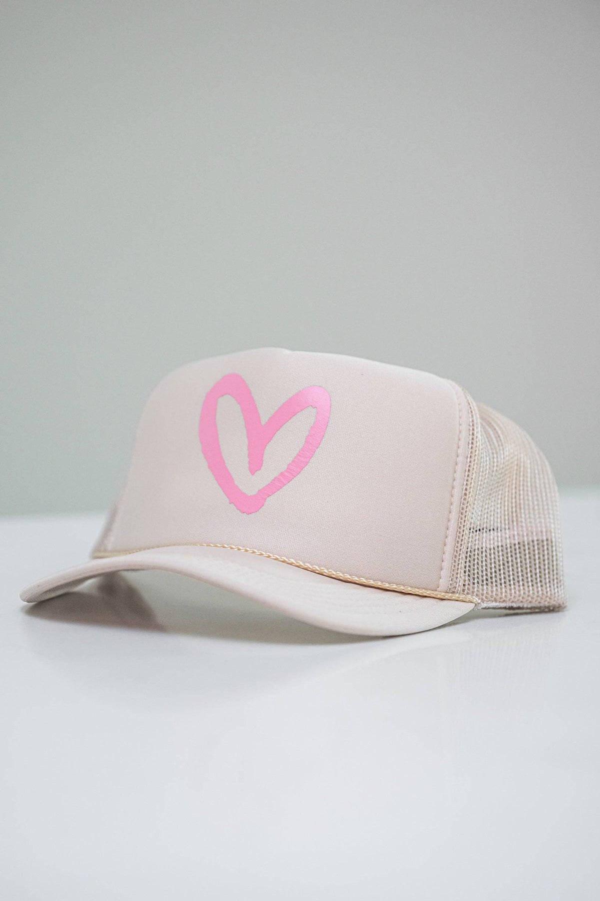 Red/Pink House of Shan, INC - Imperfect Heart Trucker Hat - Classic Colorways:
