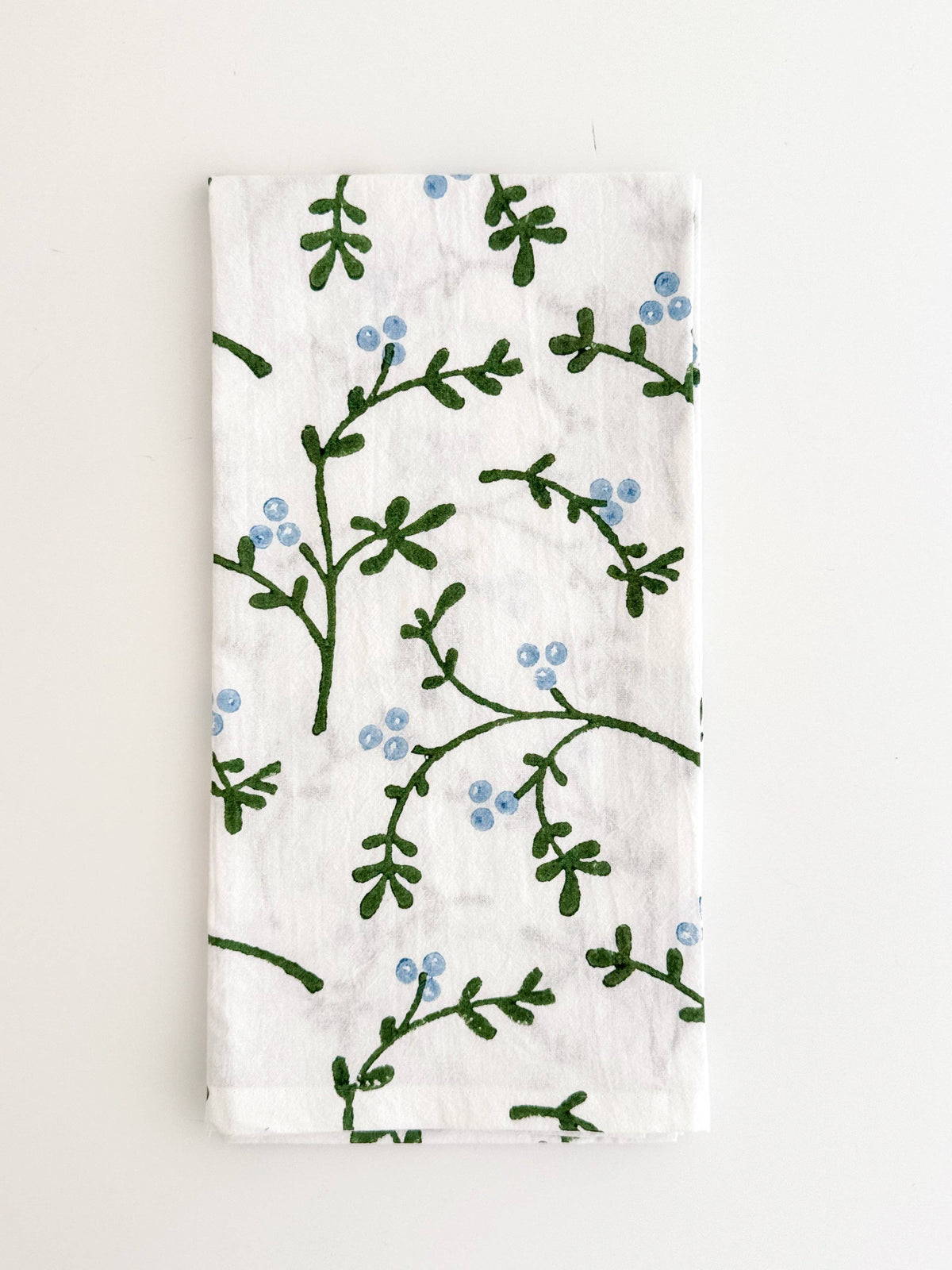 Table Throw - Winterberry, Sage & Uniform Blue