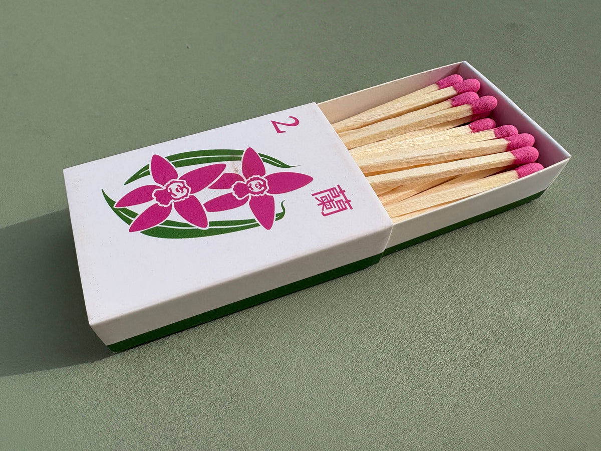 Painting With James - Mahjong Matchboxes - Orchid