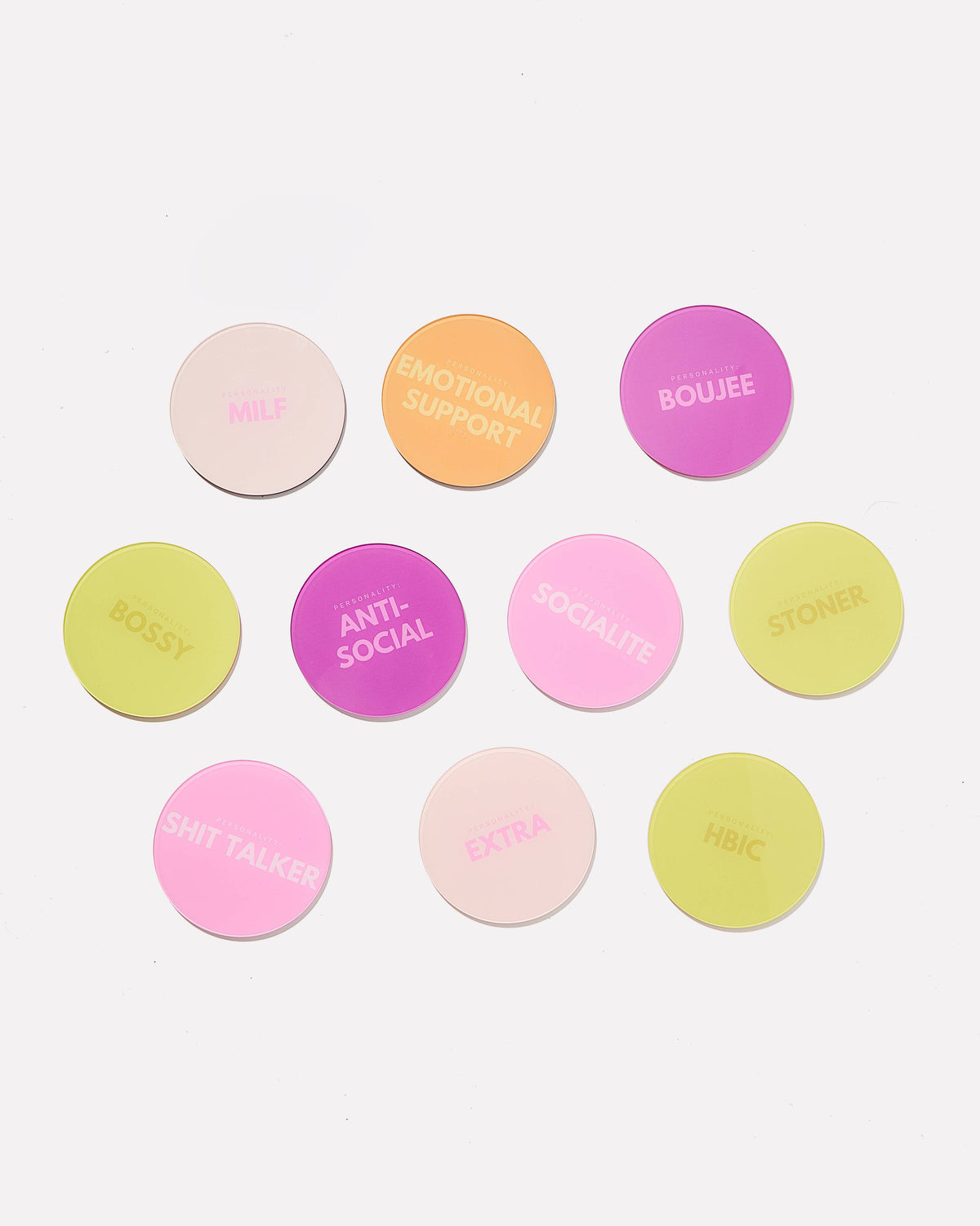 Tart By Taylor - Party Personality Coasters | Set of 10