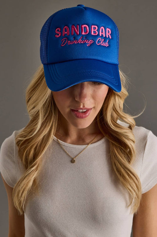 Panache Apparel Co. - Sand Bar Drinking Club Trucker Hat