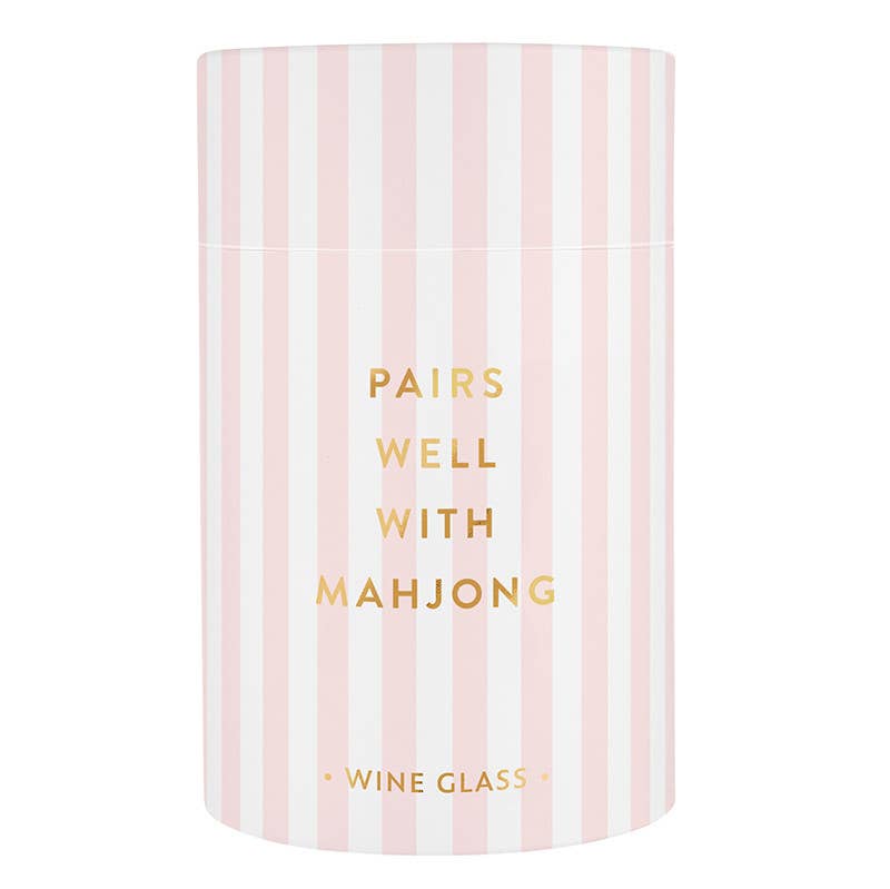 Pairs Well with Mahjong: 17oz, 4.5" H