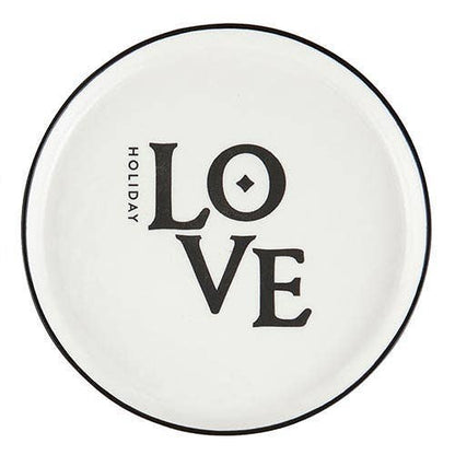 Angle - Holiday Appetizer Plates - Joyful - Set of 4