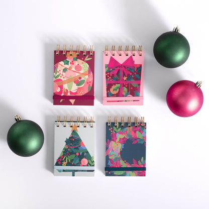 Lady Jayne - DECK THE HALLS TREE SPRIAL NOTEPAD