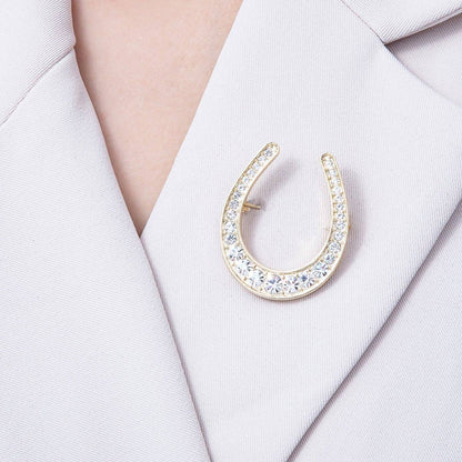 Horseshoe Brooch - Mahjong Gift