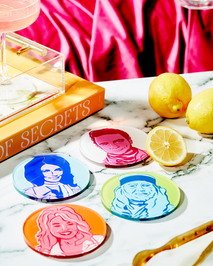 Tart By Taylor - Country Legends (Set of 4) Coasters