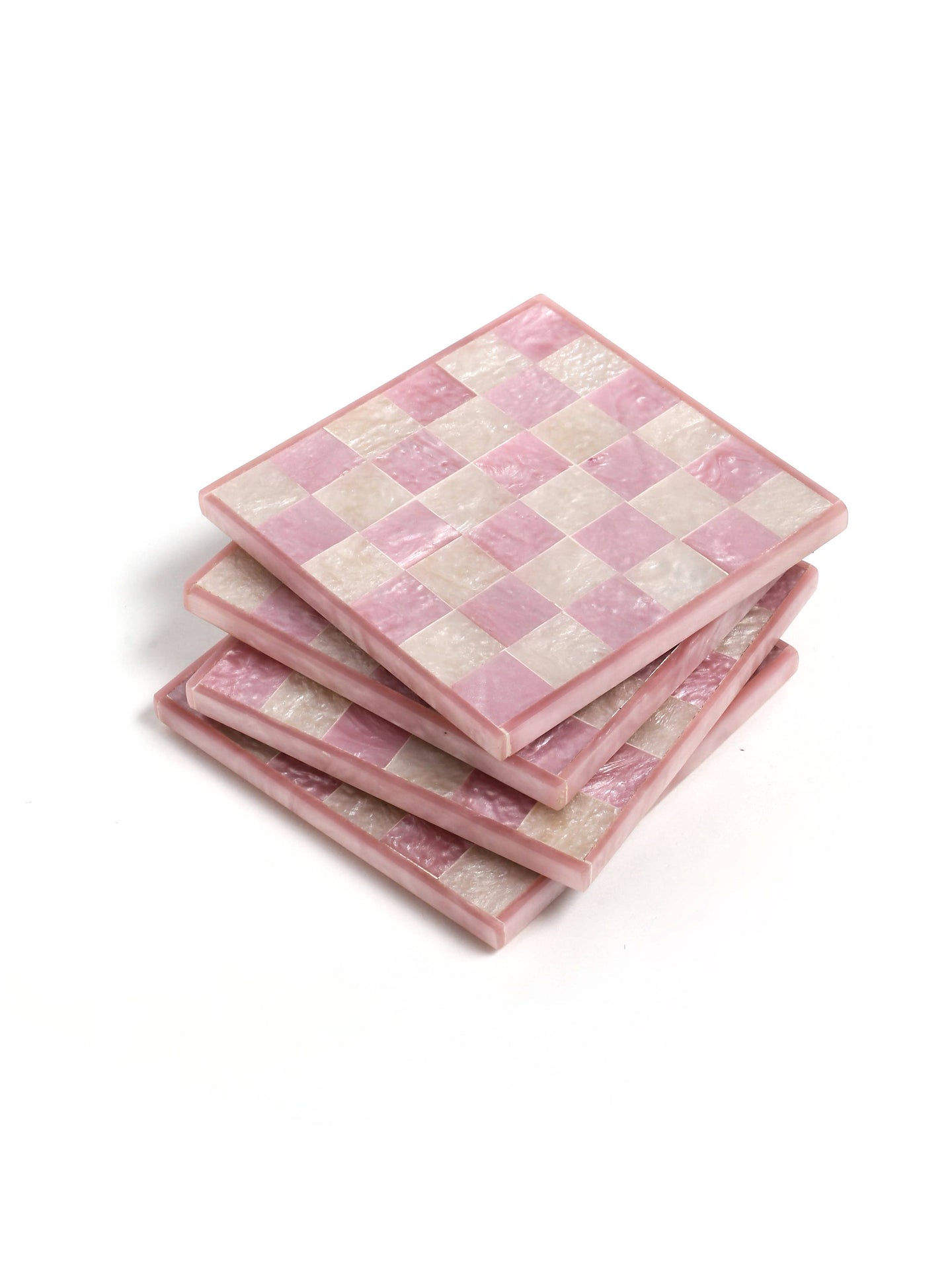 Mahjong Montage Tiramisu Resin Coaster