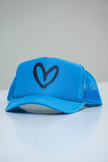 Red/Pink House of Shan, INC - Imperfect Heart Trucker Hat - Classic Colorways:
