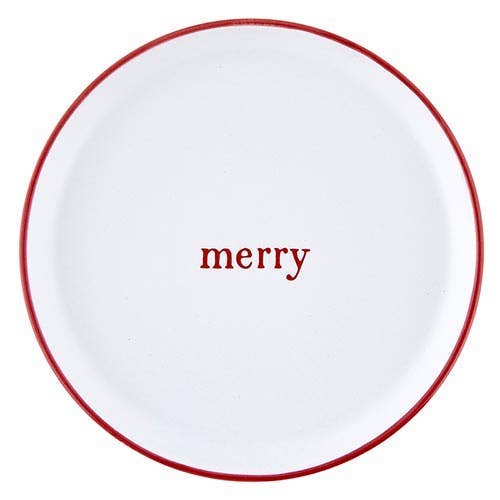 Angle - Face to Face Holiday Appetizer Plates - Set of 4